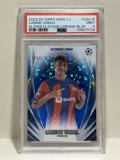 ?? Lamine Yamal – Ultimate Stage Chrome Blue /150 – PSA 9 Mint ??