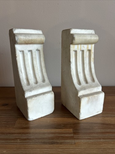 Pair antique carved - pair, of