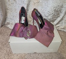 Jimmy Choo Pink Bow High Heels