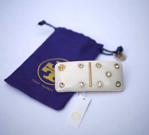 Tory burch hair clip ivory - burch,