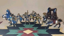 Papo Blue Knights and Horses Bundle: Battering Ram, Prince Phillip's Horse Etc