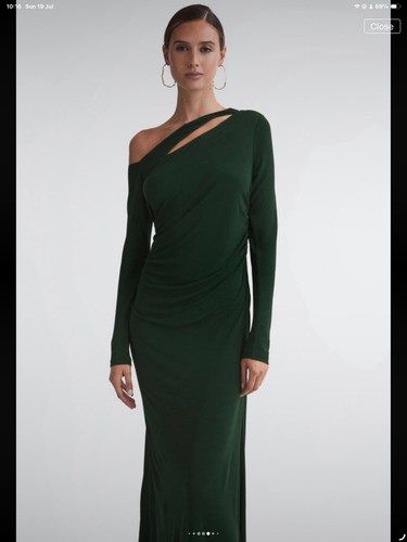Reiss delphine maxi dark green - dark,