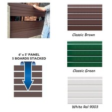 Plastic Fence Panels PVC