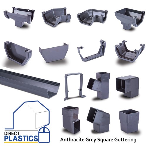 Pvc square anthracite grey - pvc,