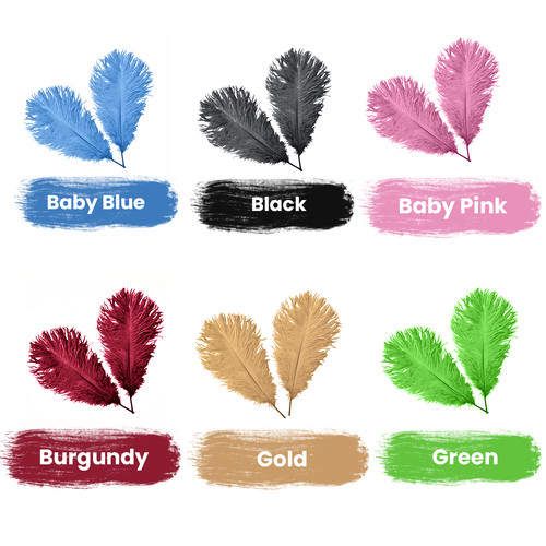 40cm ostrich feather fluffy - feather,