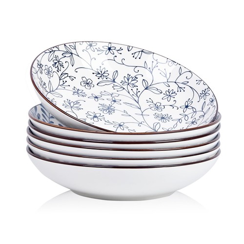 Set ceramic pasta bowls - set, of