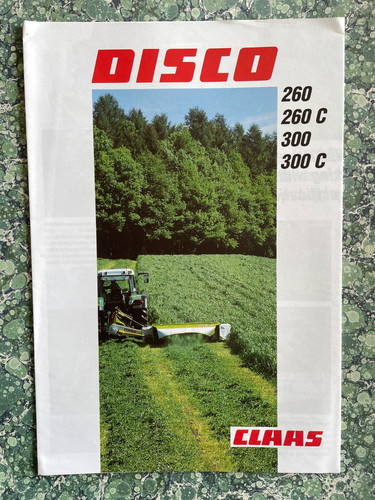 Claas disco 260 260c 300 - claas,