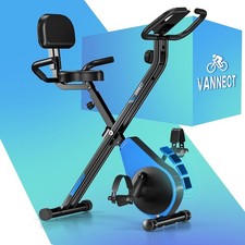 Upgraded Folding Exercise Bike with 16-Level Adjustable Magnetic Resistance ✅