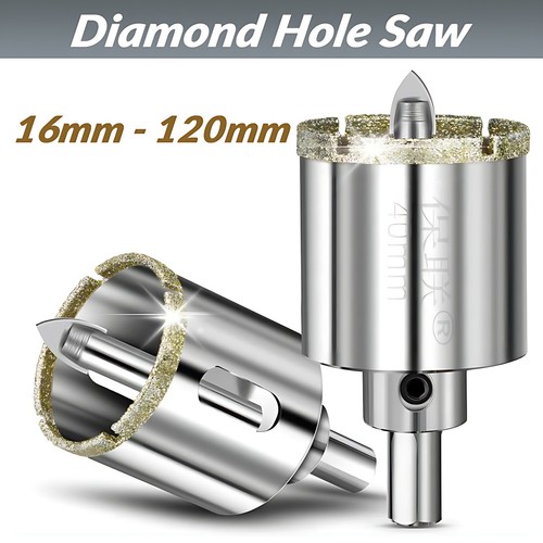 Diamond hole saw 16mm 120mm - diamond, 16mm-120mm
