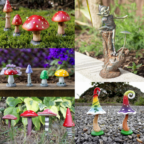 Novelty mushroom garden - mushroom,