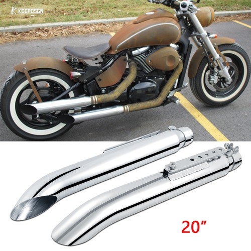 Stainless steel exhaust - 2x,