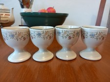 Vintage BHS Country Garland Egg Cups X4 Excellent Condition Other Items Listed