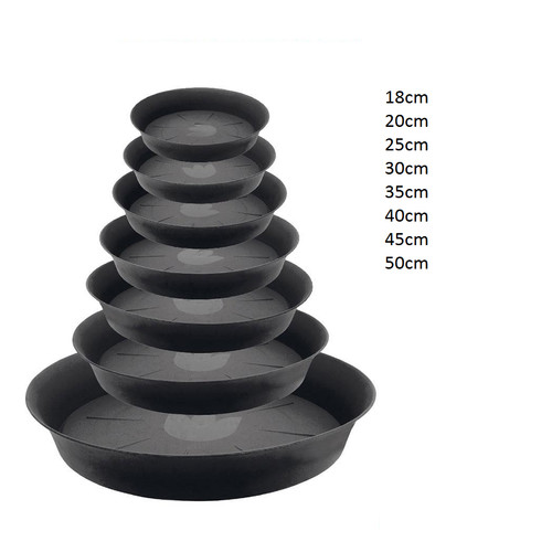 Round plant pot saucers 30cm - round,