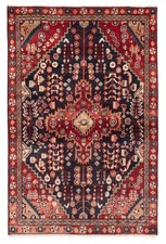 3'11" x 6'2" Traditional Vintage Hand Knotted Oriental Carpet Wool Area Rug