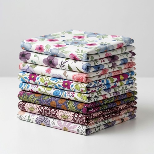 Floral garden bloom fabric - 9,