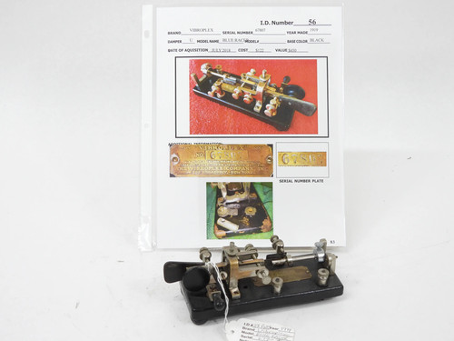 Vibroplex blue racer - vibroplex,