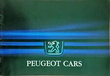 Peugeot Range Brochure 1995