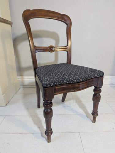 Antique victorian dining chair - dining,
