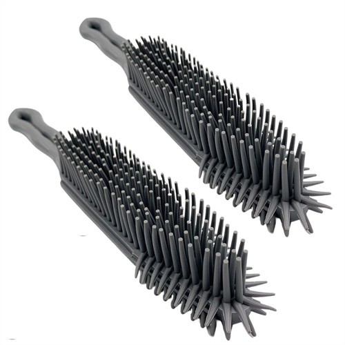 Rubber hand brush pet - pet, hair