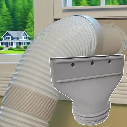 Flat air conditioning exhaust - air,
