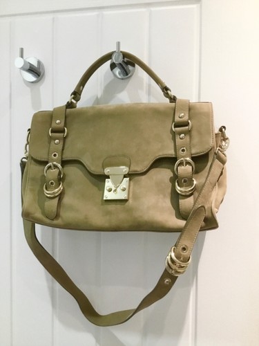 Reiss beige nubuck leather - reiss,