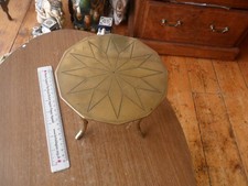 Vintage Brass 12 Sided Ornate Trivet Pot Fireside Stand (1 kg)