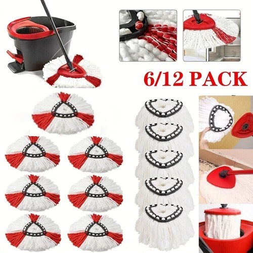 12x replacement for vileda mop - replacement,