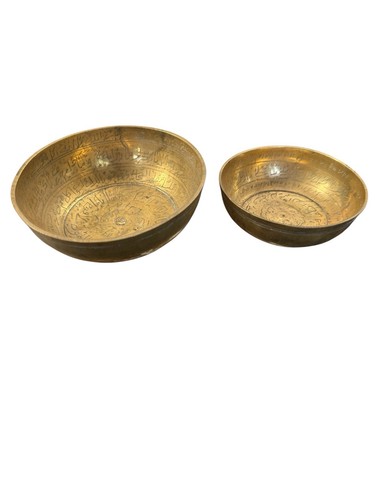 Pair vintage brass singing - pair,