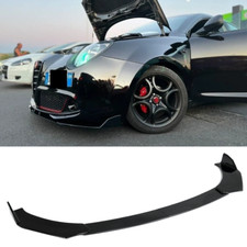 FOR ALFA ROMEO MITO ABS SPLITTER GLOSSY BLACK FRONT BUMPER LIP SPLITTER SPOILER