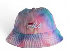 FILA Tie-Dye Bucket Hat Mens Womens Festival Trendy Boho Retro One Size