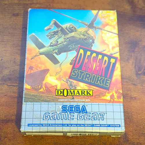 Domark desert strike sega game - strike,