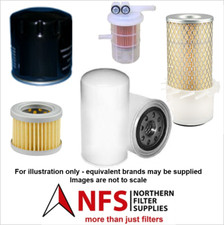 NFS Filter Kit fits Peljob EB12 EB12.4 with Mitsubishi L 3 E engine