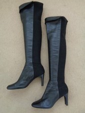 STUART WEITZMAN BLACK LEATHER