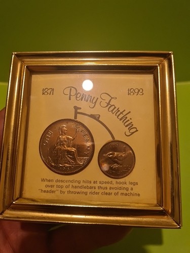 Vintage cyclist penny - cyclist,