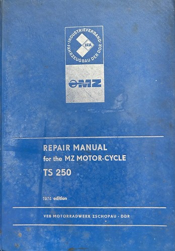 Ts250 genuine 1974 service - 1974,