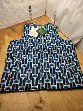 Women's Regatta Orla Kiely Quilted Lightweight Gilet Navy Tall Flowers UK 12