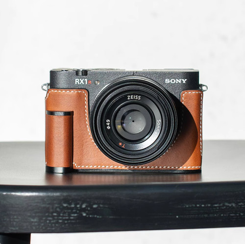 Genuine leather camera hand - camera,