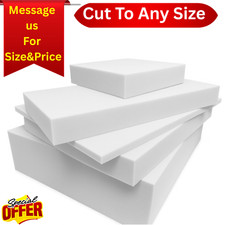 High Density Foam Sheets Cushions Seat Pads CUT To ANY size Upholstery Foam