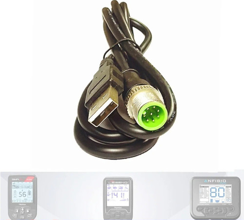 Metal detector charging cable - metal,