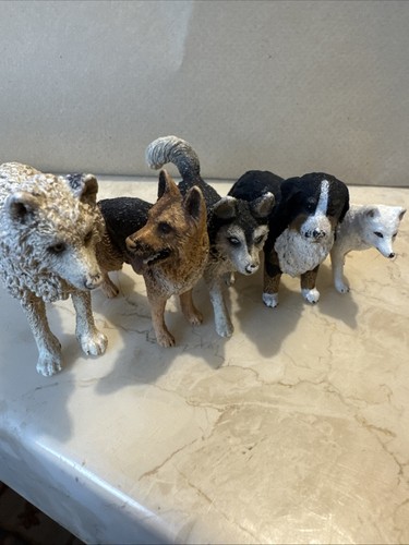 Schleich lot wolves - schleich, dog