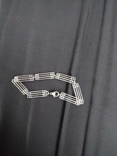 Carrick Jewellery Ltd Sterling Silver Bracelet Inspired by Rennie Mackintosh