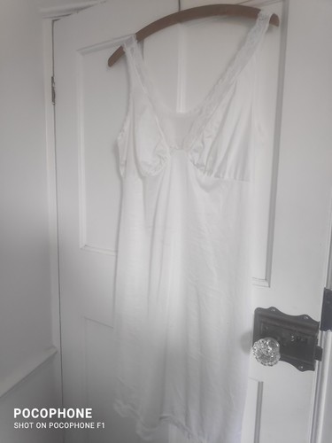 Ladies vtg bhs white silky - ladies,