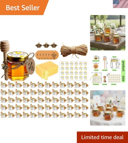 Stylish mini honey jars with - honey,
