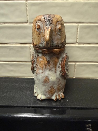 Jmr studio pottery owl - jmr,