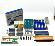 Vintage Staedtler Marsmatic 700 750 Pens Leads Rotring Nibs Drafting Drawing Set
