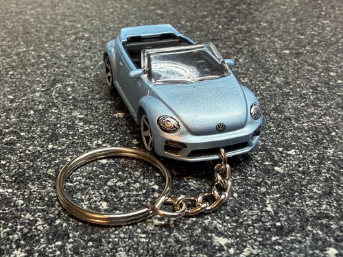Bug beetle baja keychain - baja, blue