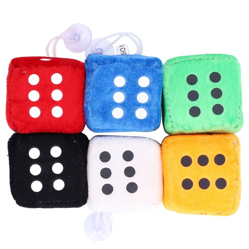 Plush dice pendant hanging - dice,