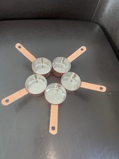 set of 5 stainless steel