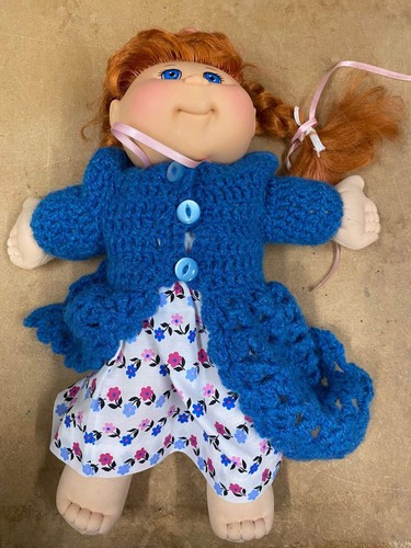 Cabbage patch doll - patch, green