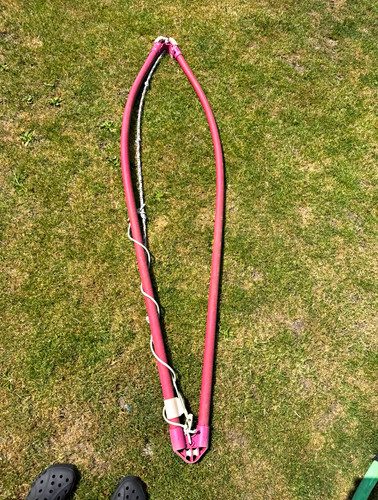 Windsurfing booms red pink - windsurfing,